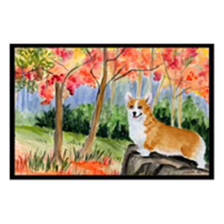 Carolines Treasures Carolines Treasures SS8039MAT 18 x 27 in. Corgi Indoor Outdoor Mat SS8039MAT